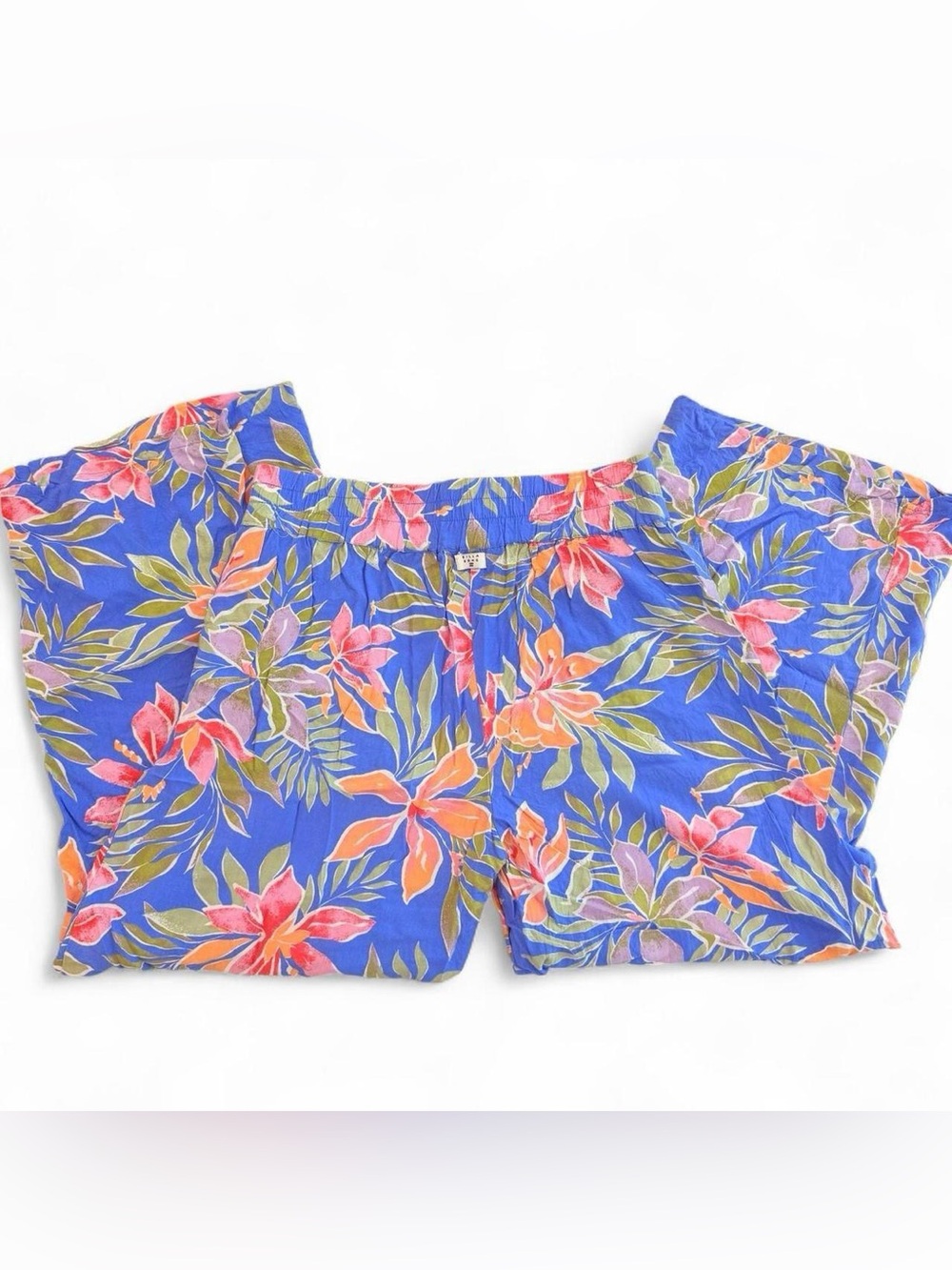 Billabong bright floral flowy pants